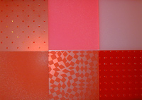 Kleuren en structuur plexiglas