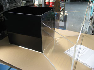 plexiglas bak voor onderwater