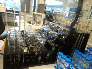 laboratorium druiprek kolven